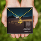 Faith Anchor Necklace – Gift for Her - Gift for Him