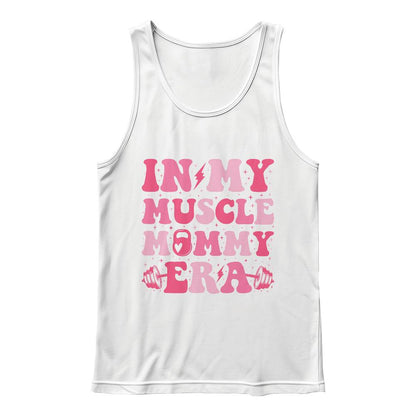 In My Muscle Mommy Era - 3480 Bella + Canvas Unisex Jersey Tank Front Print Design - Gift for Mom