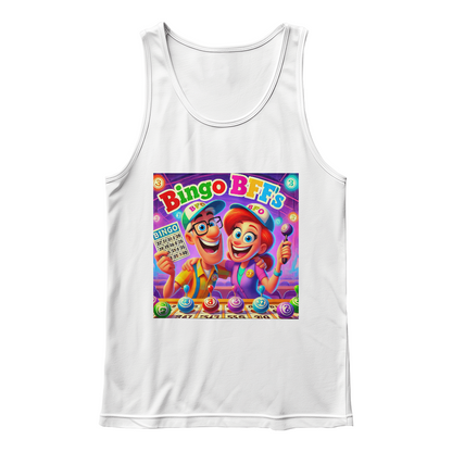 Bingo BFFS 1 - Bella + Canvas 3480 Unisex Jersey Tank Front Print - Gift for Her - Gift for Him