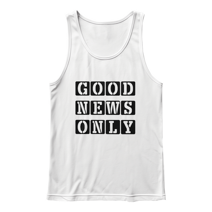 Good News Only - 3480 Bella + Canvas Unisex Jersey Tank Front Print - Gift for Her - Gift for Him