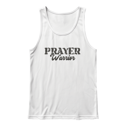 Prayer Warrior - 3480 Bella + Canvas Unisex Jersey Tank Front Print - Gift for Her - Gift for Him