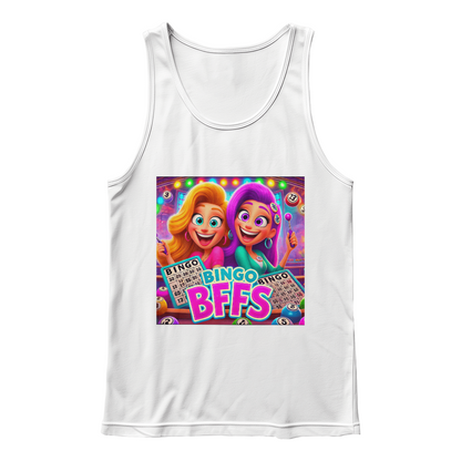 Bingo BFFS 2 - Bella + Canvas 3480 Unisex Jersey Tank Front Print - Gift for Her