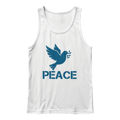 PEACE - 3480 Bella + Canvas Unisex Jersey Tank Front Print - Gift for Her - Gift for Him