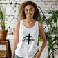 Grateful (Black) Tank Top – Gift for Her - Gift for Him