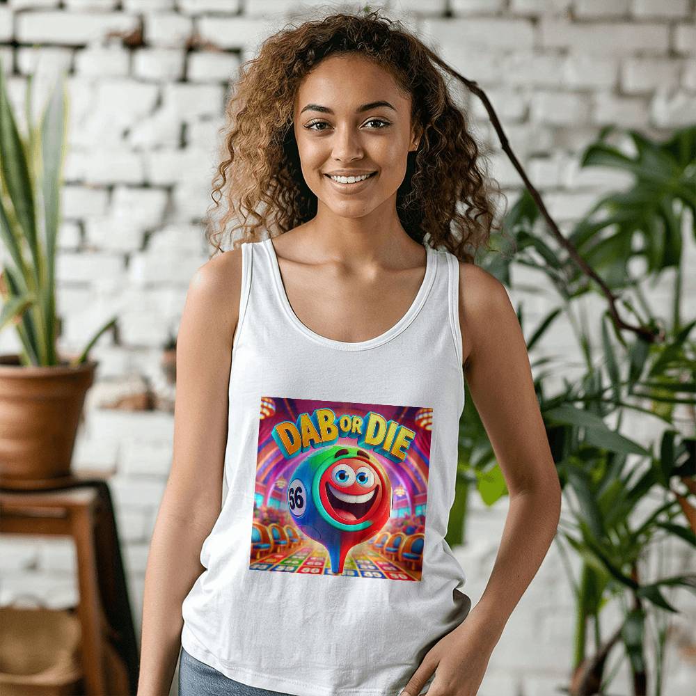 Dab Or Die 1 - 3480 Bella + Canvas Unisex Jersey Tank Front Print - Gift for Her - Gift for Him