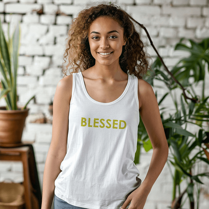 Blessed Tank Top – Gift for Her - Gift for Him