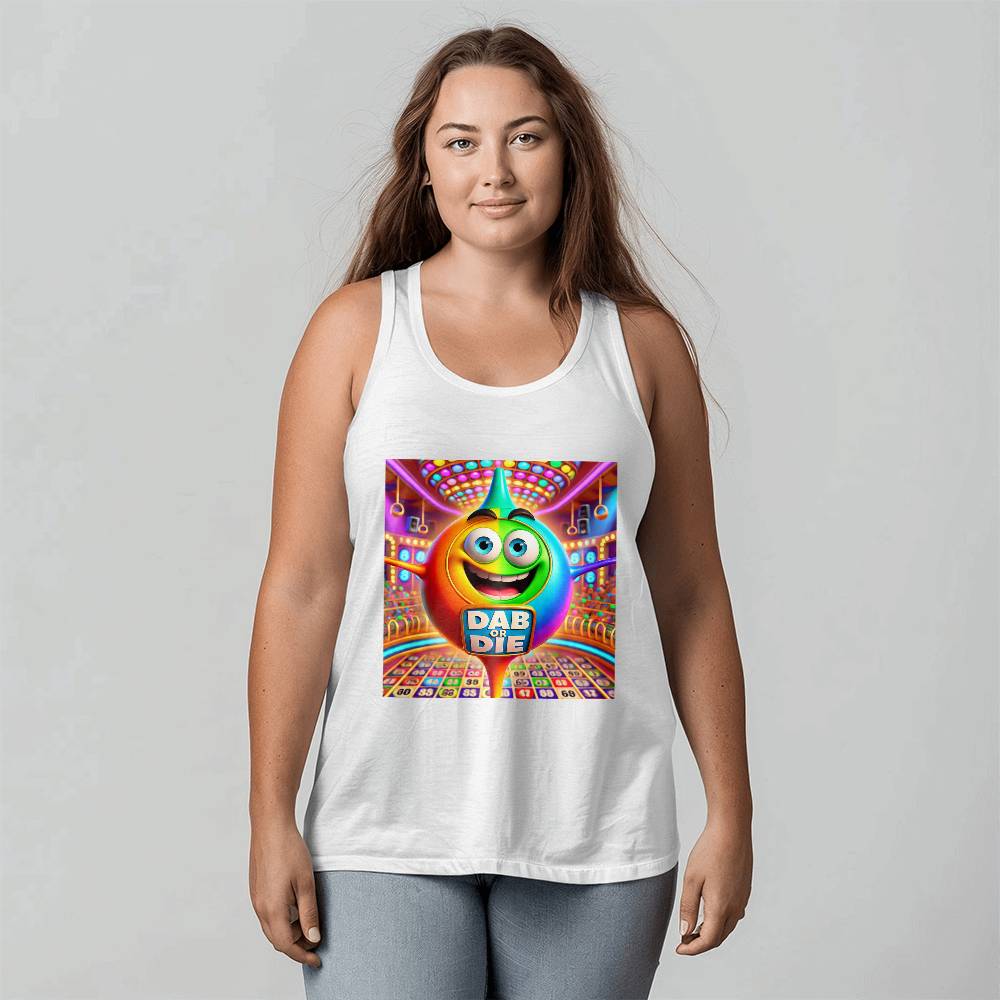 Dab Or Die 2 - 3480 Bella + Canvas Unisex Jersey Tank Front Print - Gift for Her - Gift for Him