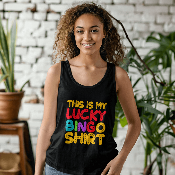 This Is My Lucky Bingo Shirt Tank Top – Gift for Her - Gift for Him