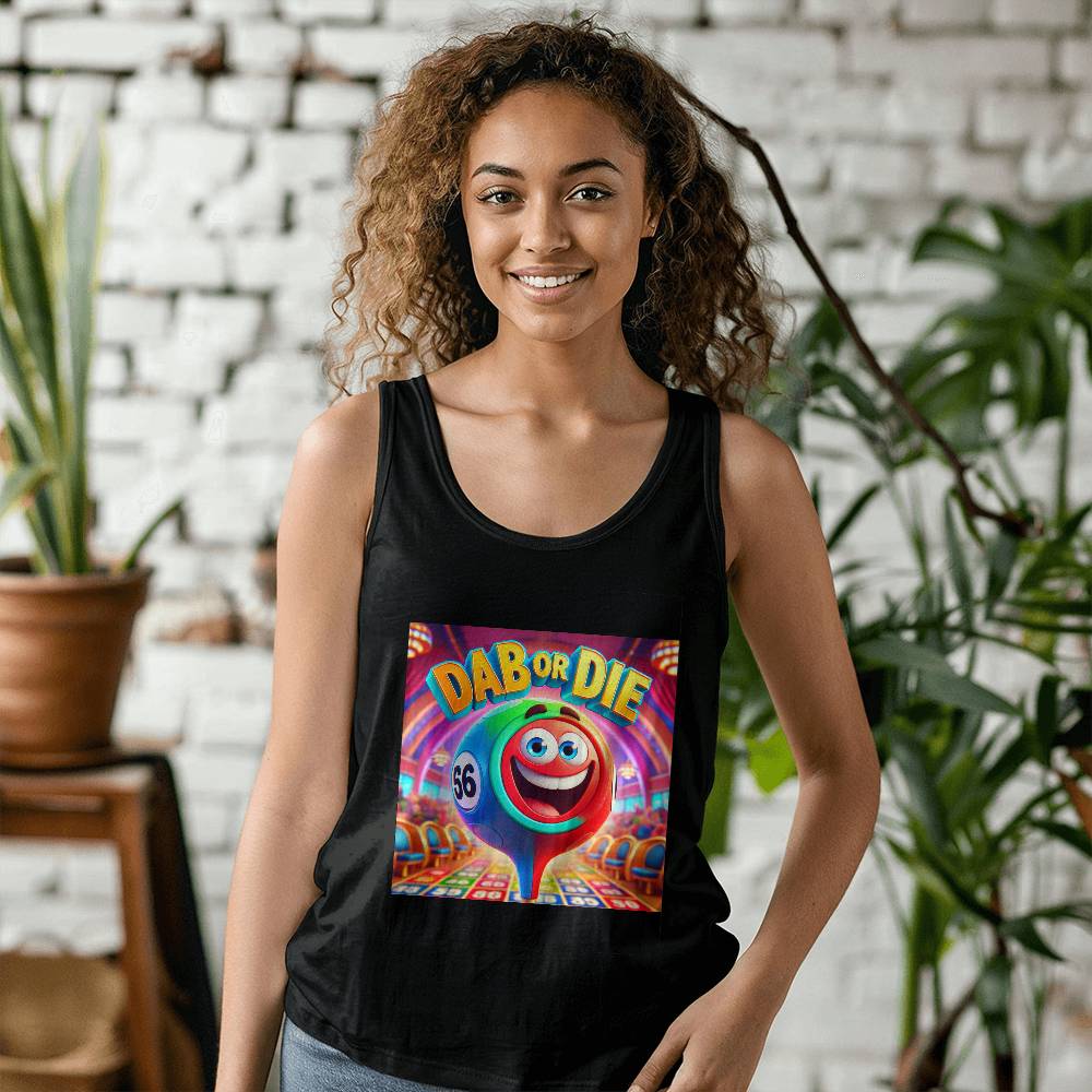 Dab Or Die 1 - 3480 Bella + Canvas Unisex Jersey Tank Front Print - Gift for Her - Gift for Him