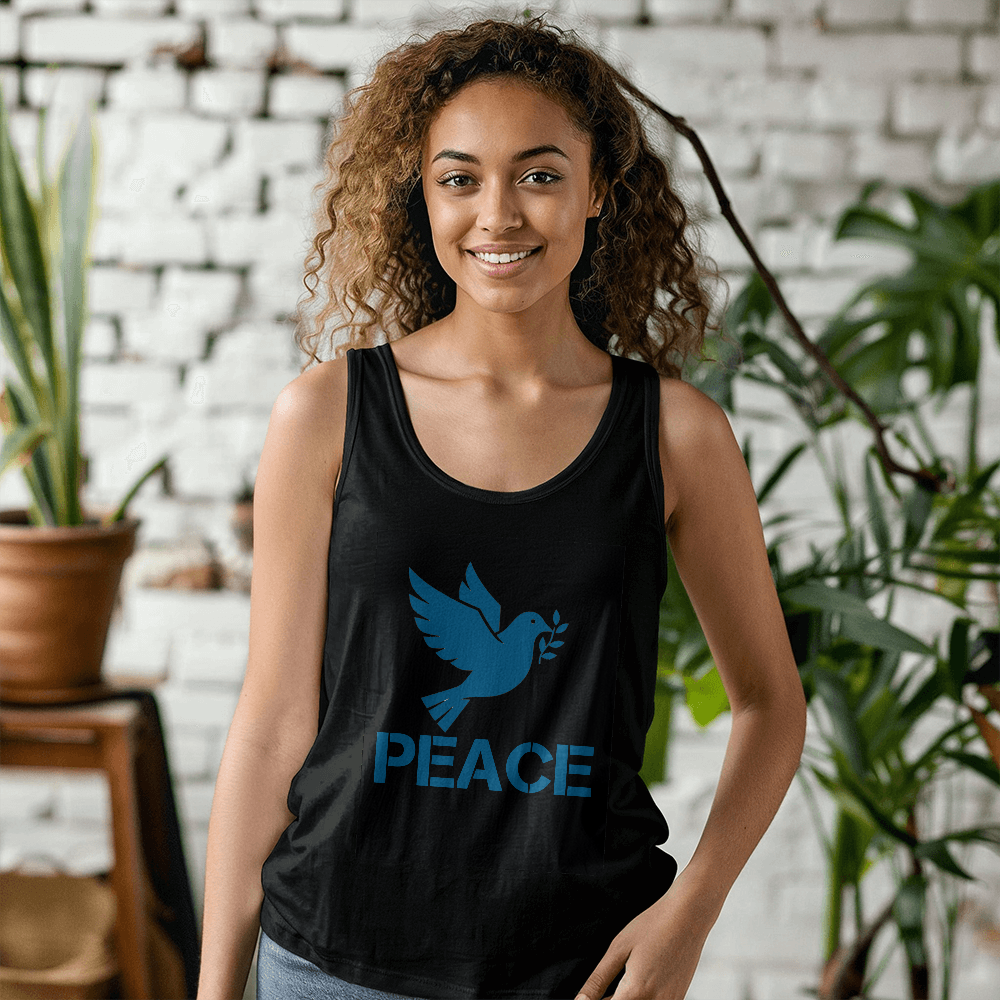 PEACE Tank Top – Gift for Her - Gift for Him