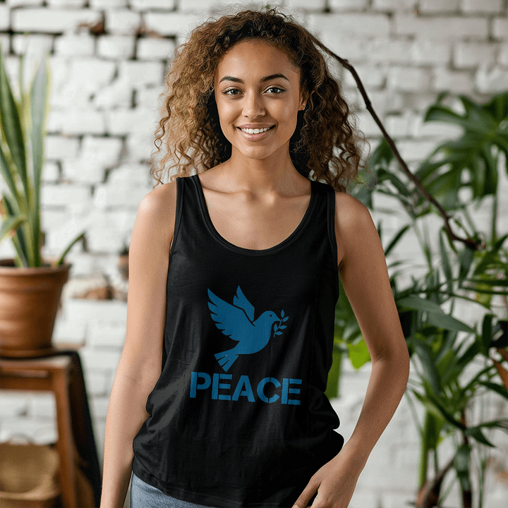 PEACE Tank Top – Gift for Her - Gift for Him