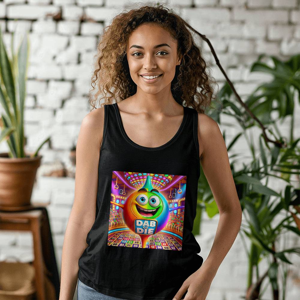 Dab Or Die 2 - 3480 Bella + Canvas Unisex Jersey Tank Front Print - Gift for Her - Gift for Him
