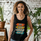 Eat Sleep Bingo Repeat - 3480 Bella + Canvas Unisex Jersey Tank Front Print - Gift for Her - Gift for Him