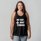 No Cap, Just Cross - 3480 Bella + Canvas Unisex Jersey Tank Front Print - Gift for Her - Gift for Him