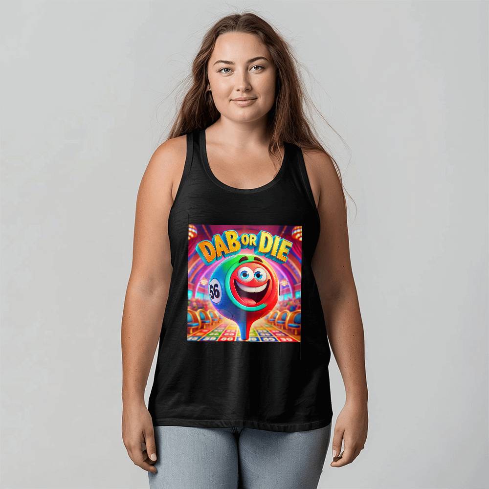 Dab Or Die 1 - 3480 Bella + Canvas Unisex Jersey Tank Front Print - Gift for Her - Gift for Him