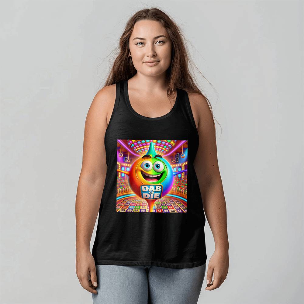 Dab Or Die 2 - 3480 Bella + Canvas Unisex Jersey Tank Front Print - Gift for Her - Gift for Him
