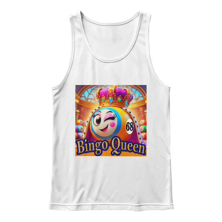 Bingo Queen Unisex Tank Top – Gift for Her