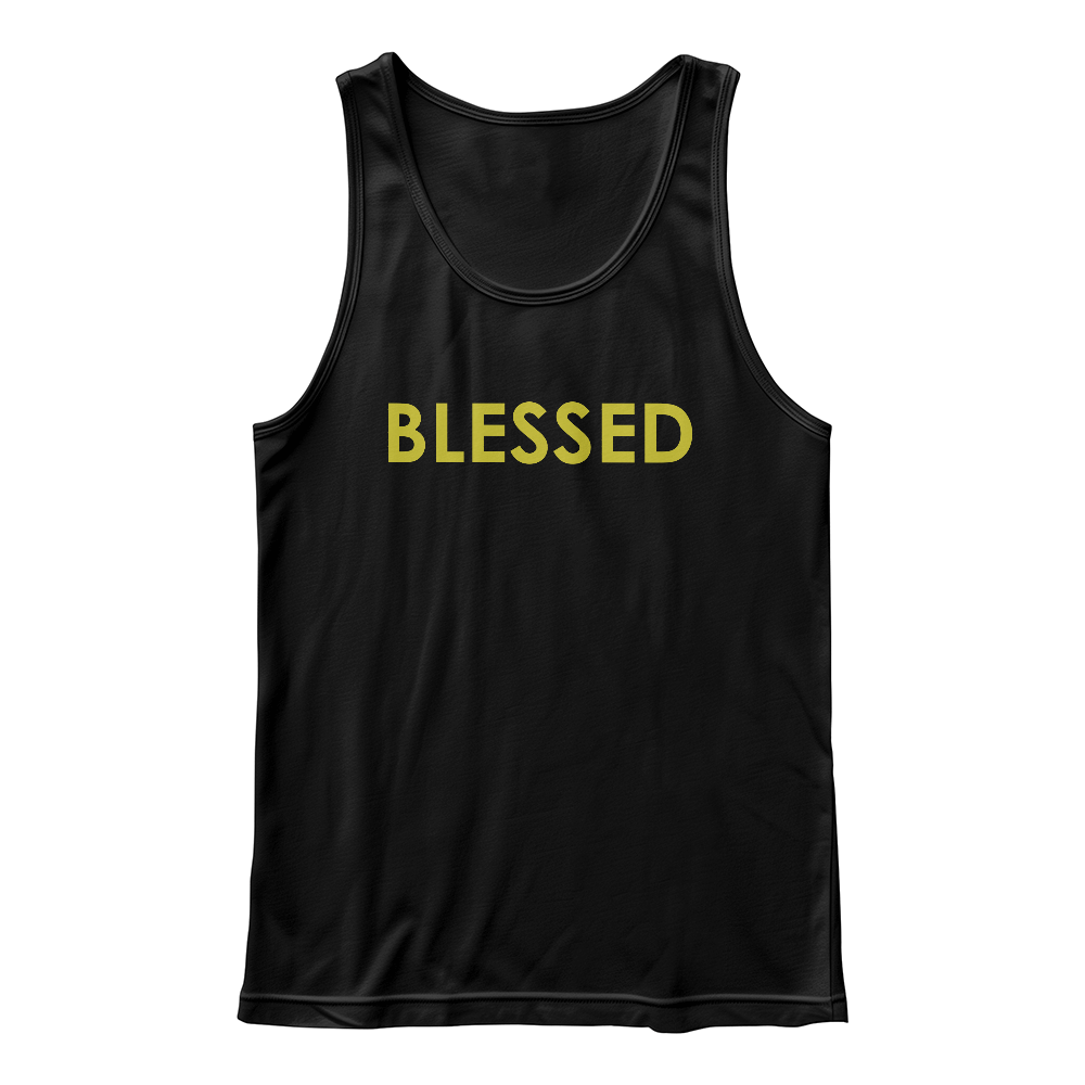 Blessed - 3480 Bella + Canvas Unisex Jersey Tank Front Print - Gift for Her - Gift for Him