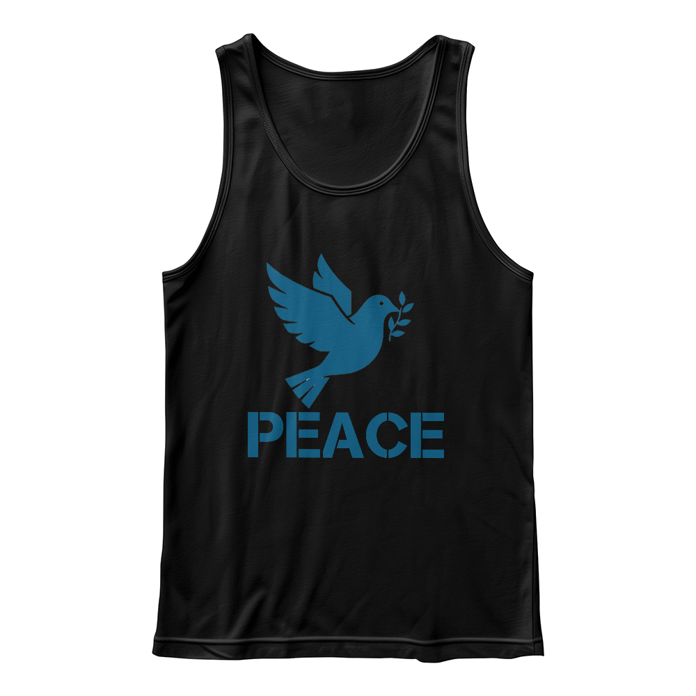 PEACE - 3480 Bella + Canvas Unisex Jersey Tank Front Print - Gift for Her - Gift for Him