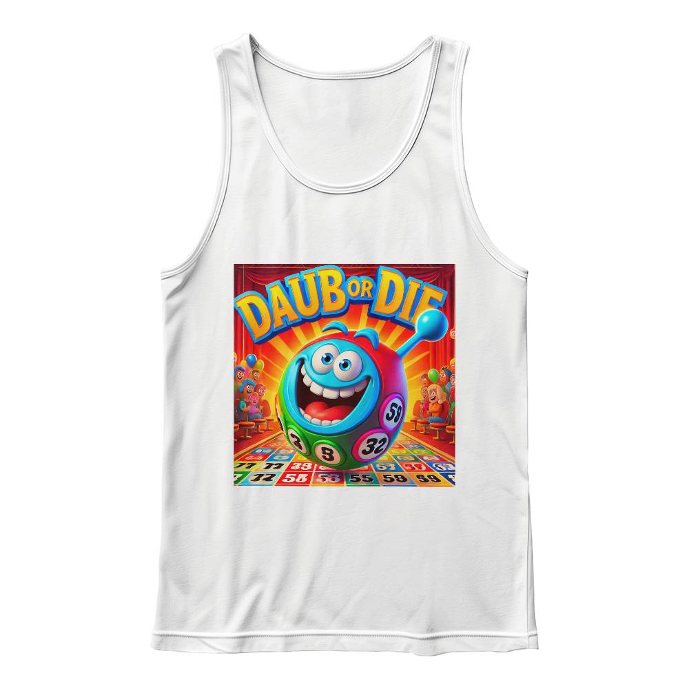Daub Or Die - 3480 Bella + Canvas Unisex Jersey Tank Front Print - Gift for Her - Gift for Him