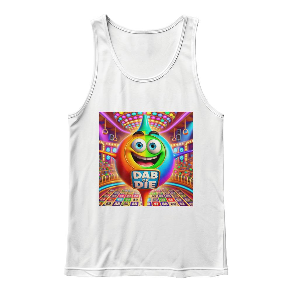 Dab Or Die 2 - 3480 Bella + Canvas Unisex Jersey Tank Front Print - Gift for Her - Gift for Him