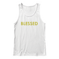 Blessed - 3480 Bella + Canvas Unisex Jersey Tank Front Print - Gift for Her - Gift for Him
