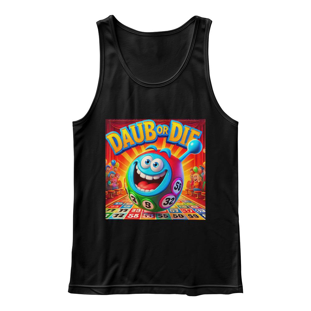 Daub Or Die - 3480 Bella + Canvas Unisex Jersey Tank Front Print - Gift for Her - Gift for Him