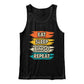 Eat Sleep Bingo Repeat - 3480 Bella + Canvas Unisex Jersey Tank Front Print - Gift for Her - Gift for Him