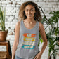 Eat Sleep Bingo Repeat - 3480 Bella + Canvas Unisex Jersey Tank Front Print - Gift for Her - Gift for Him