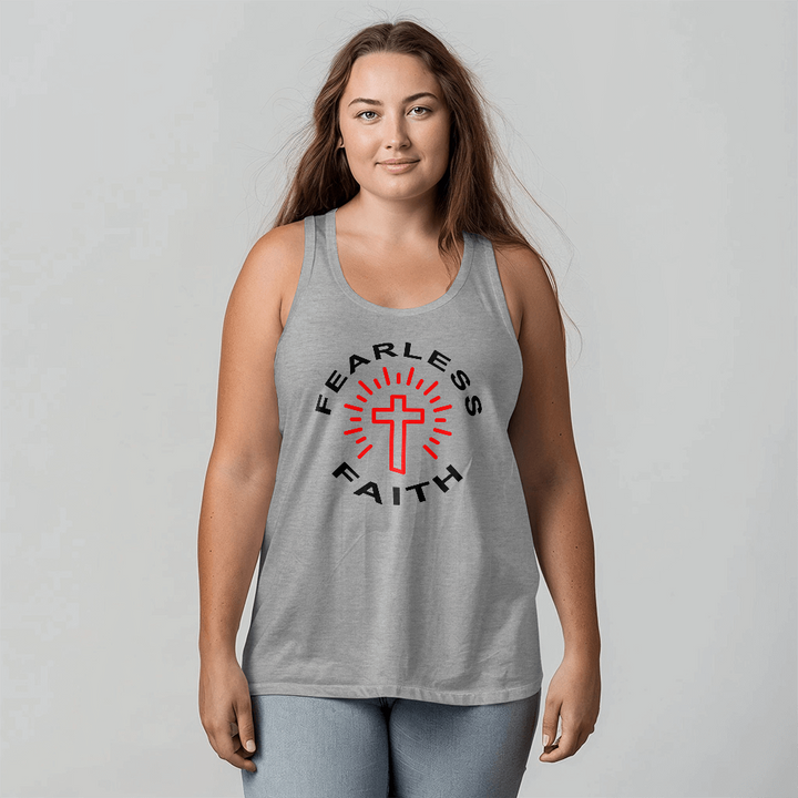 Fearless Faith Tank Top – Gift for Her - Gift for Him