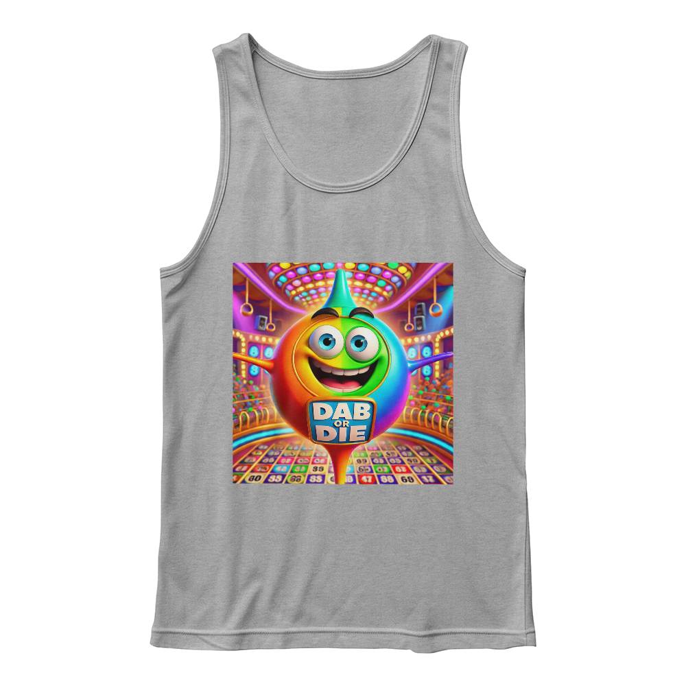 Dab Or Die 2 - 3480 Bella + Canvas Unisex Jersey Tank Front Print - Gift for Her - Gift for Him
