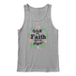 Walk By Faith Not By Sight - 3480 Bella + Canvas Unisex Jersey Tank Front Print - Gift for Her - Gift for Him