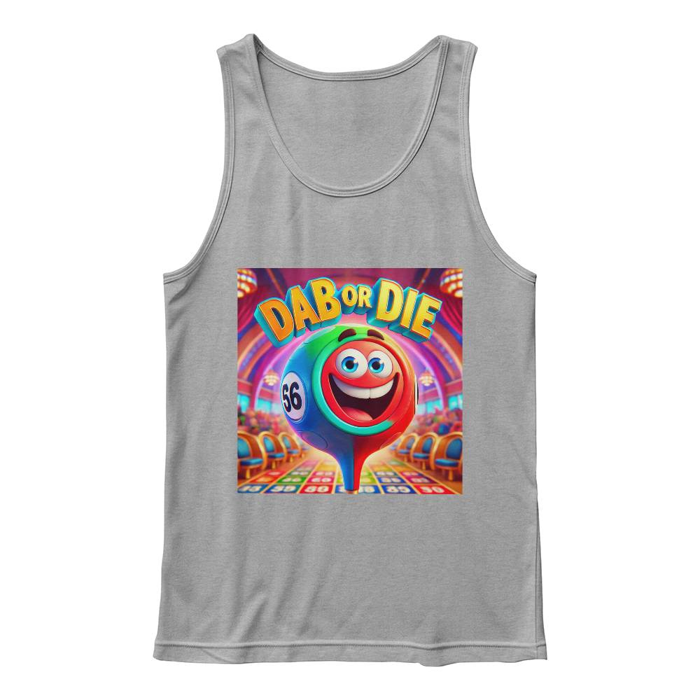 Dab Or Die 1 - 3480 Bella + Canvas Unisex Jersey Tank Front Print - Gift for Her - Gift for Him