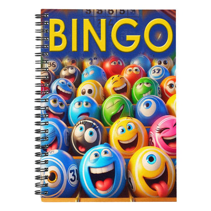 Bingo 1 - Spiral Notebook - Gift for Her - Gift for Him