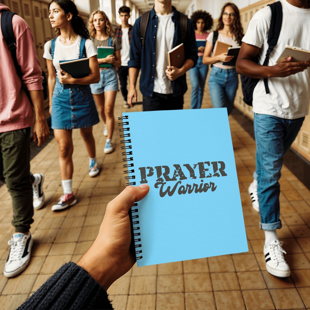 Prayer Warrior - Spiral Notebook - Gift for Her - Gift for Him