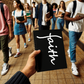 Faith (White) - Spiral Notebook - Gift for Her - Gift for Him