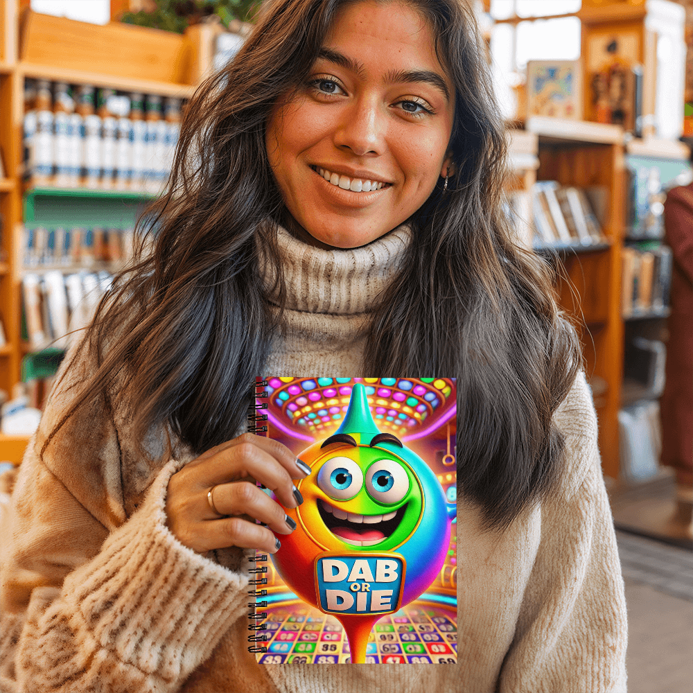 Dab Or Die Spiral Notebook – Gift for Her - Gift for Him