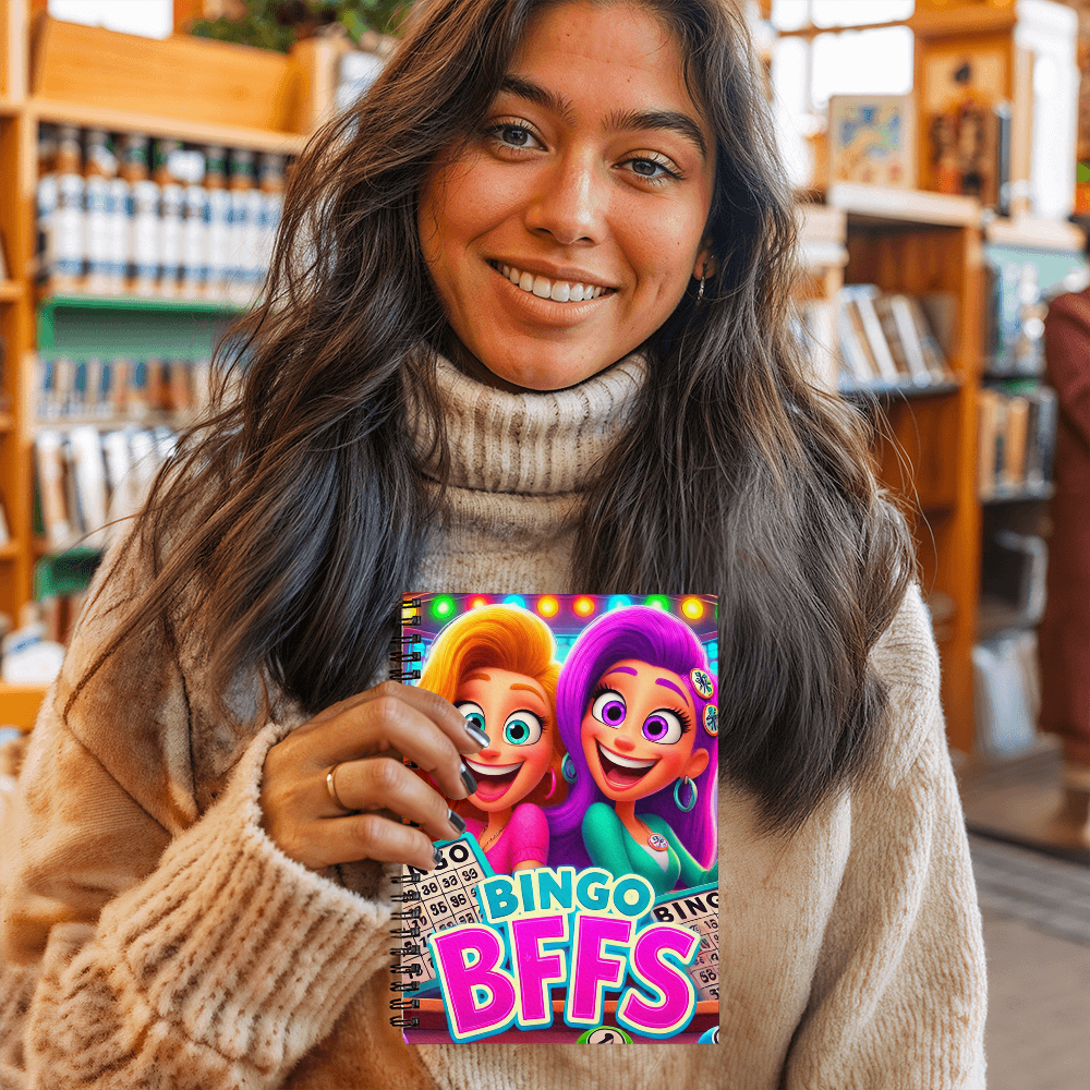 Bingo BFFS Spiral Notebook – Gift for Her