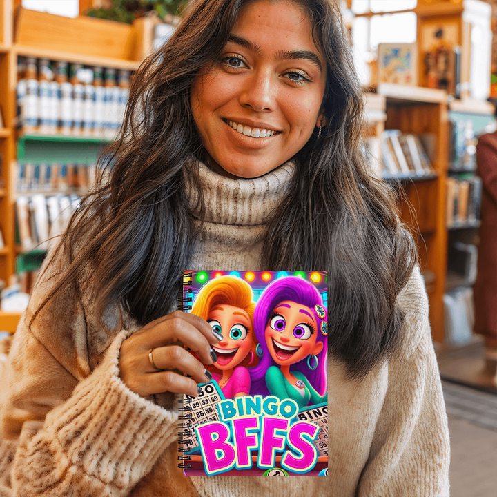 Bingo BFFS Spiral Notebook – Gift for Her