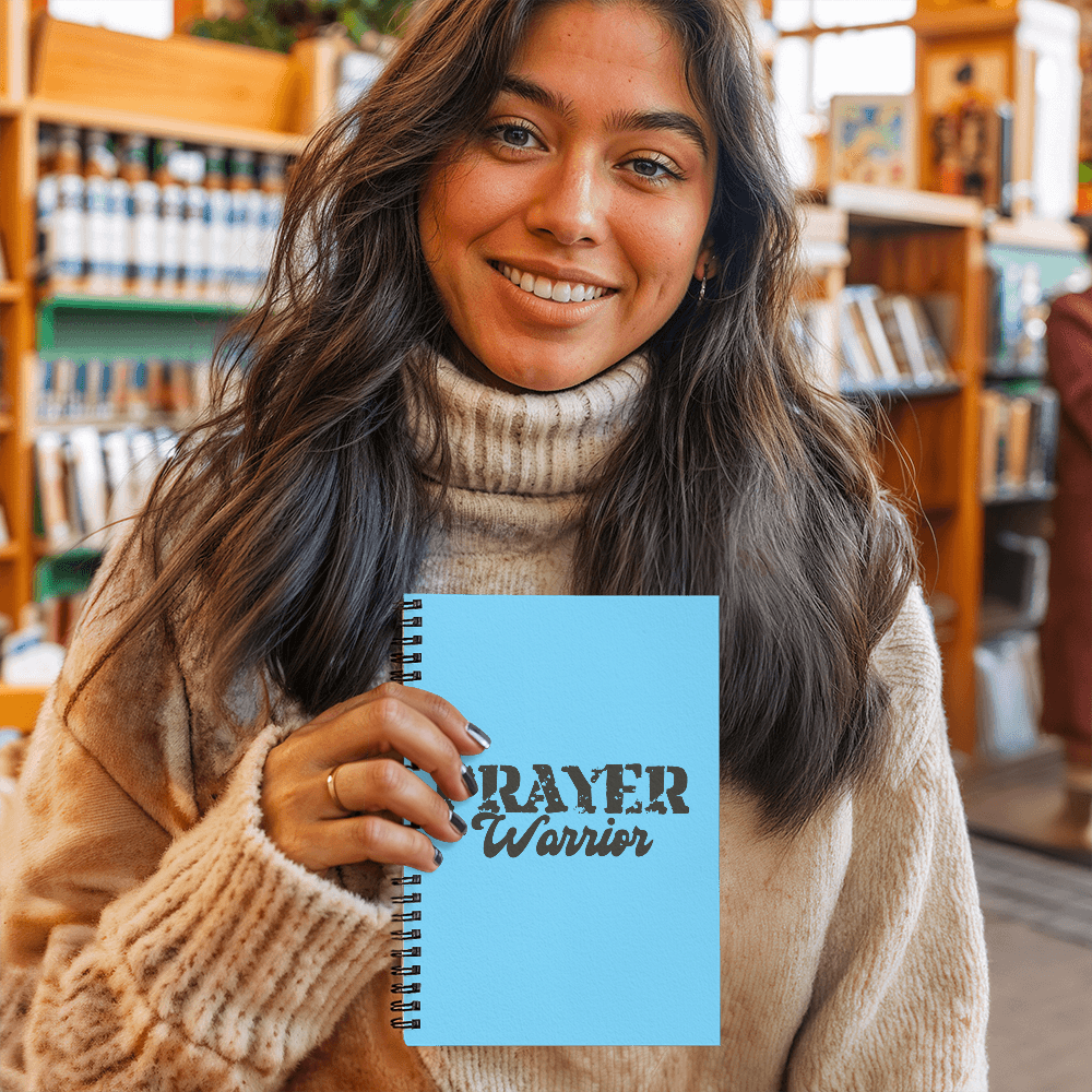 Prayer Warrior - Spiral Notebook - Gift for Her - Gift for Him