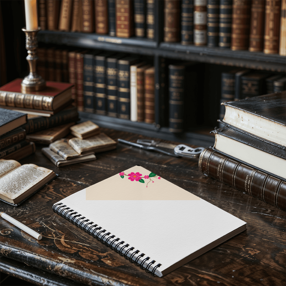 Worry Ends When Faith Begins Spiral Notebook – Gift for Her