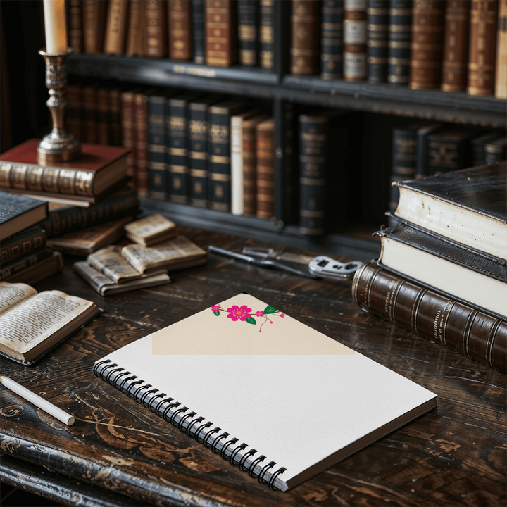 Worry Ends When Faith Begins Spiral Notebook – Gift for Her