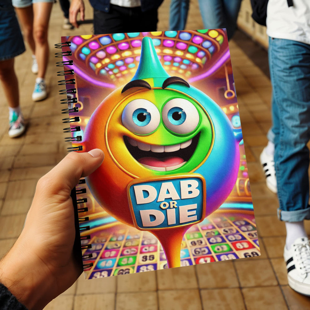 Dab Or Die Spiral Notebook – Gift for Her - Gift for Him