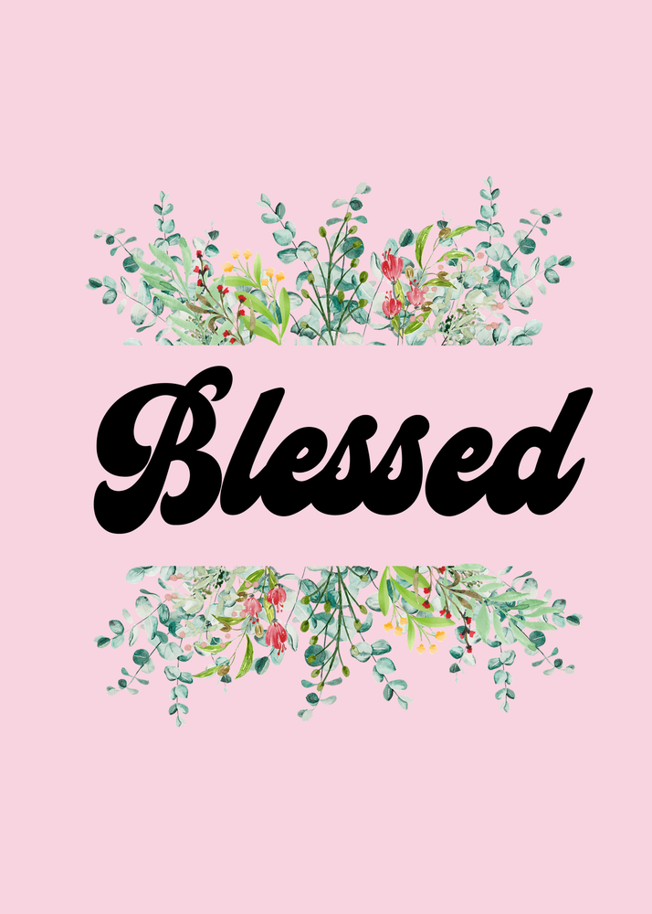 Blessed - Spiral Notebook - Gift for Her