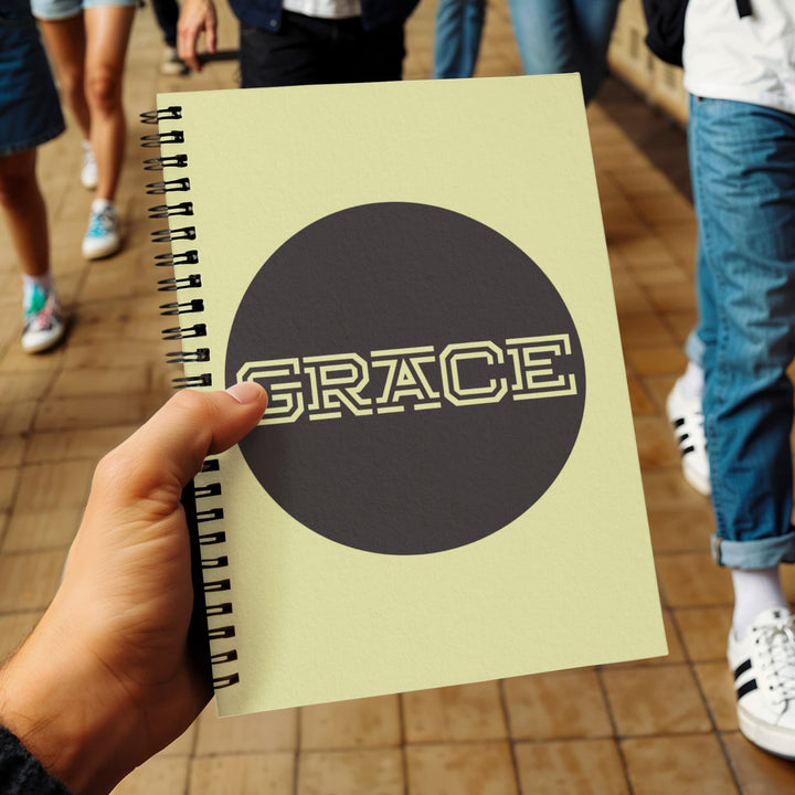 GRACE Spiral Notebook – Gift for Her - Gift for Him