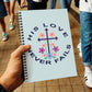 His Love Never Fails - Spiral Notebook - Gift for Her