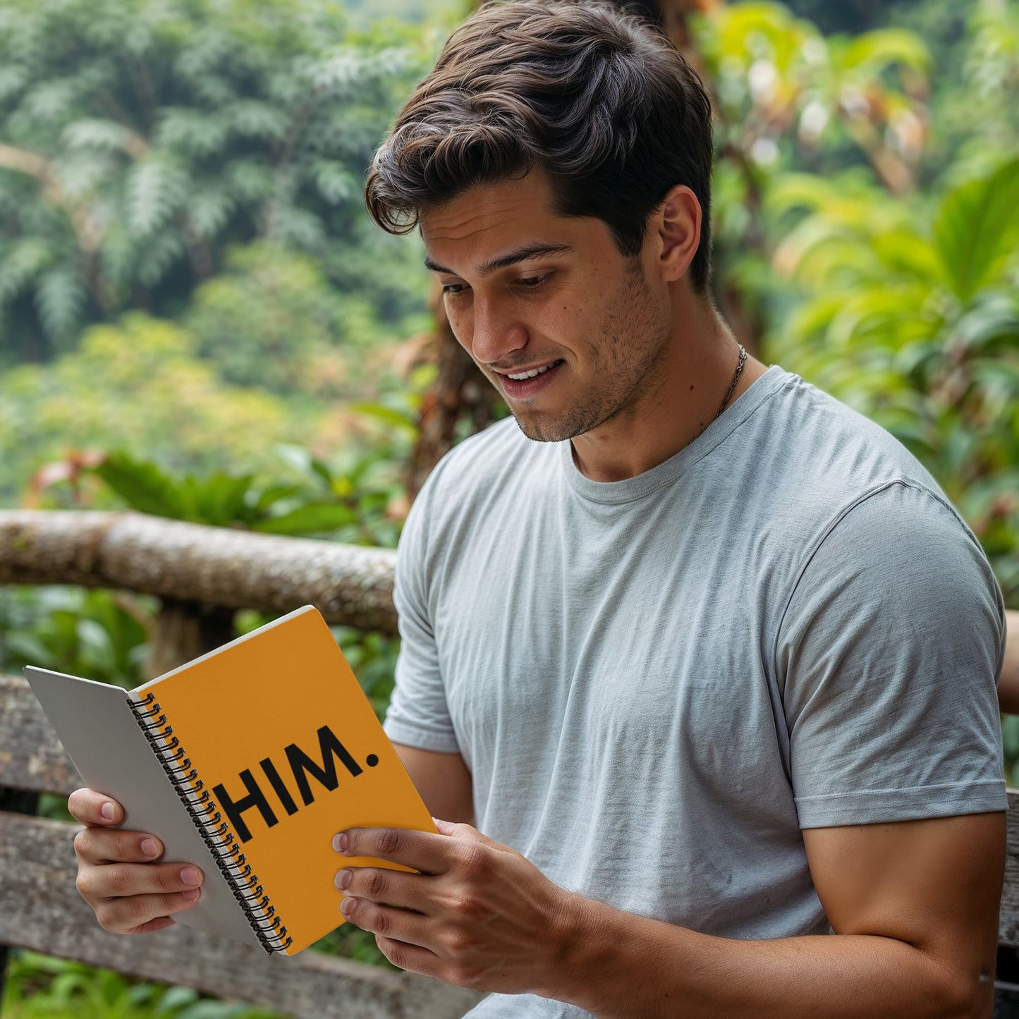 Him. - Spiral Notebook - Gift for Her - Gift for Him