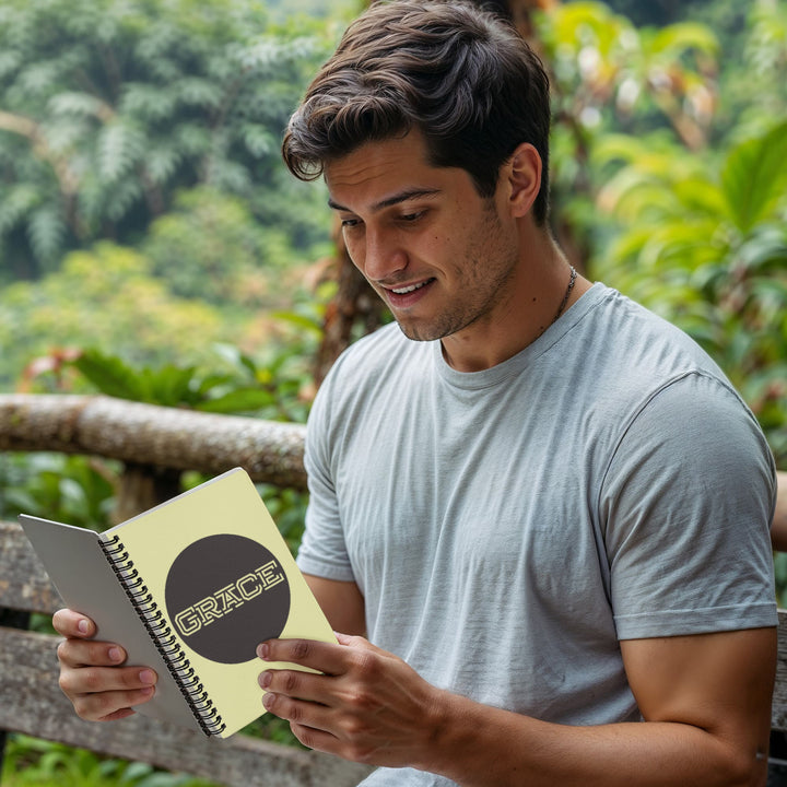 GRACE Spiral Notebook – Gift for Her - Gift for Him