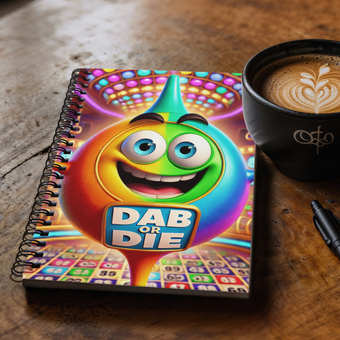 Dab Or Die Spiral Notebook – Gift for Her - Gift for Him