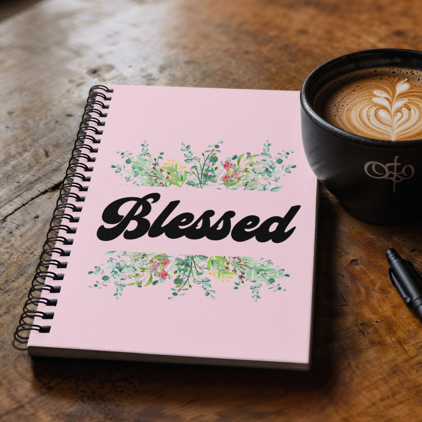 Blessed - Spiral Notebook - Gift for Her